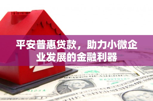 高雄平安普惠贷款，助力小微企业发展的金融利器